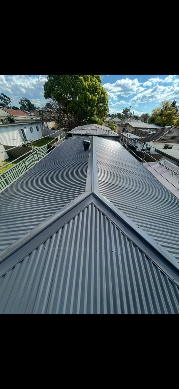 Gutter and downpipe installation